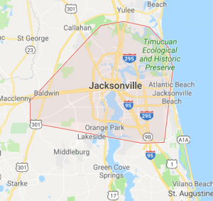 Jacksonville FL service area